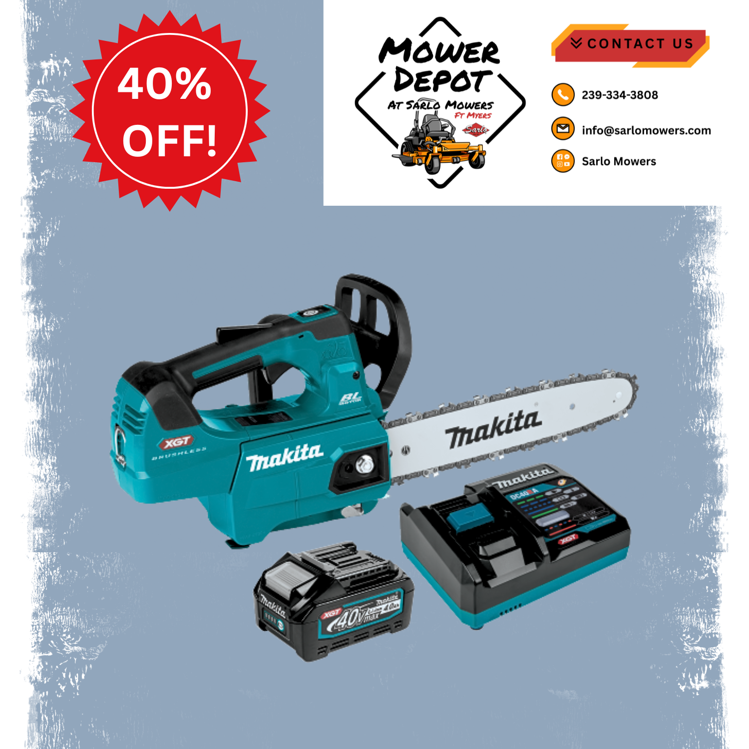 Commercial Chainsaws from Makita Sarlo Mowers