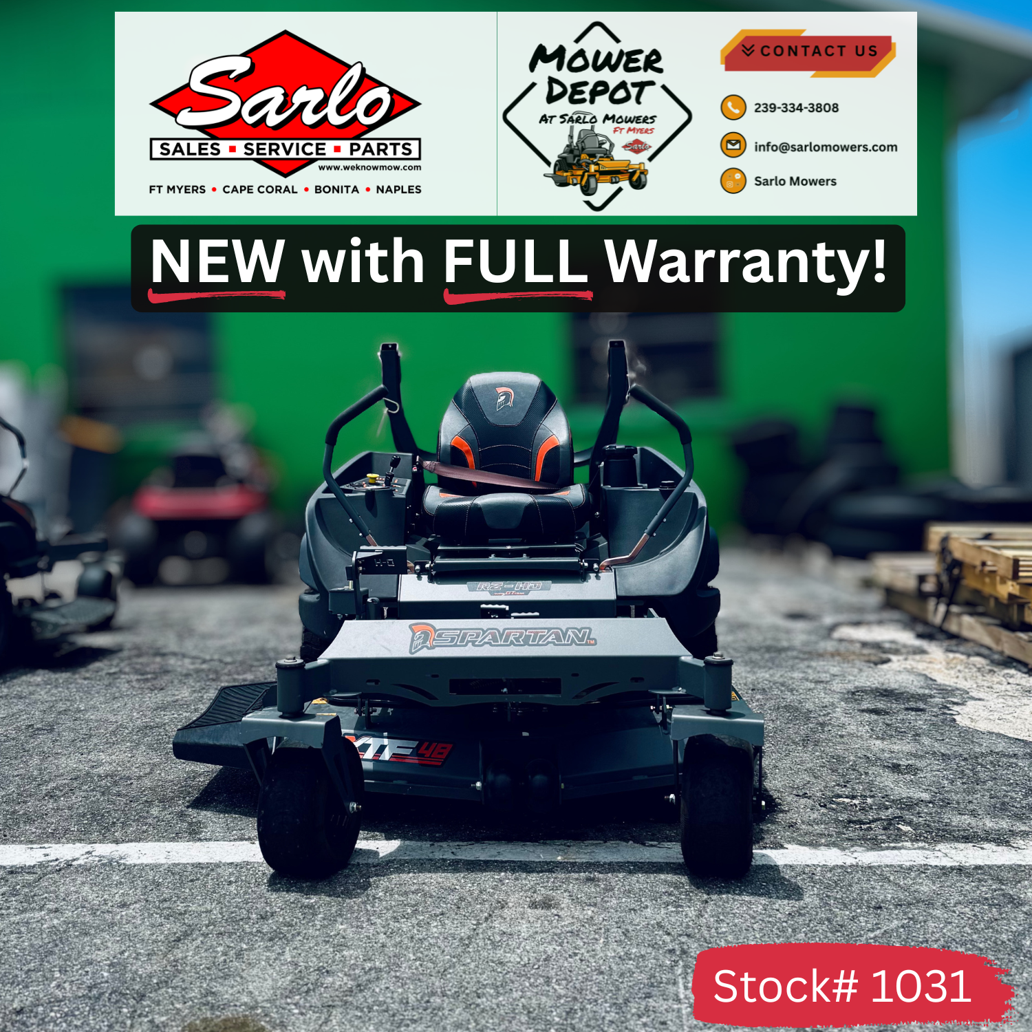 Inventory Sarlo Mowers