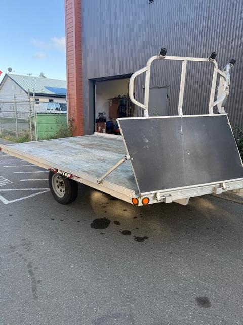 2019 Triton DOUBLE SNOWMOBILE TRAILER ALUMINUM