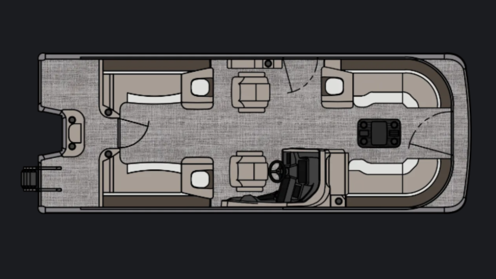 2026 Avalon Catalina - 23 FT Quad Lounger - Photo 3