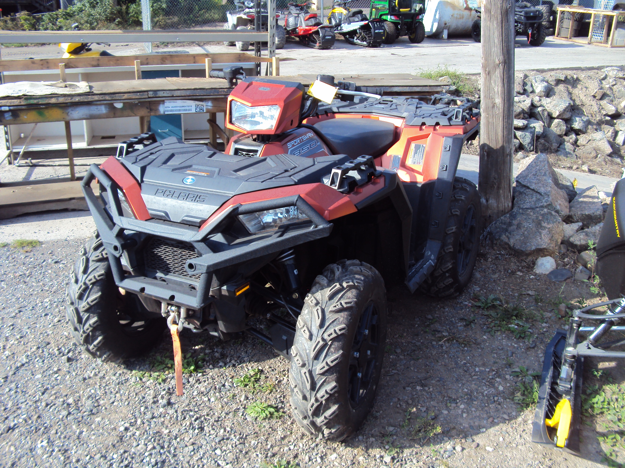 2021 Polaris Sportsman 850 Premium Orange Rust Trail Package