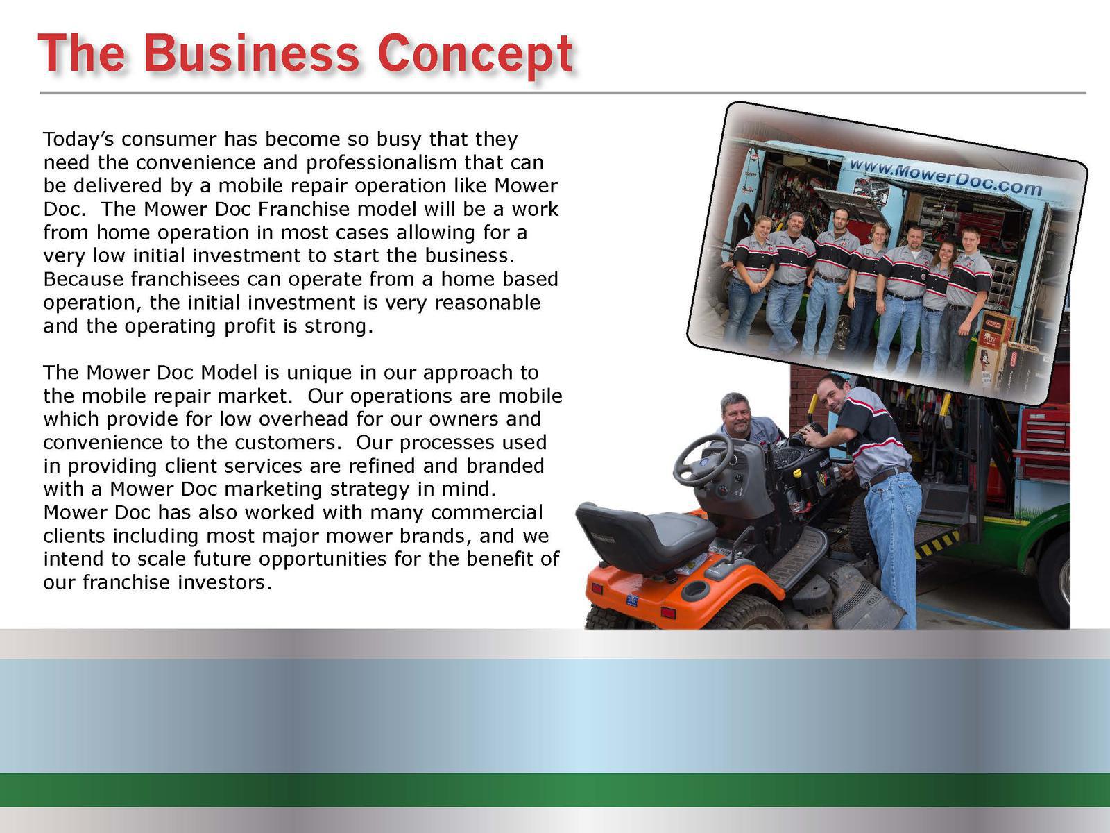franchise brochure mower doc locust grove ga 678 480 1851