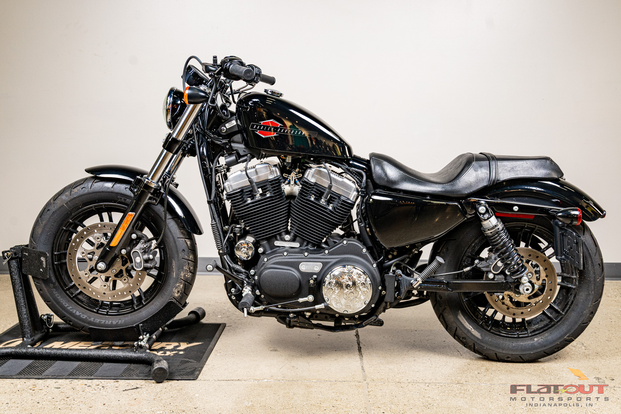 Harley-Davidson バイクタンク ブラック Inventory Unit Detail Flat Out Motorsports Indianapolis, IN