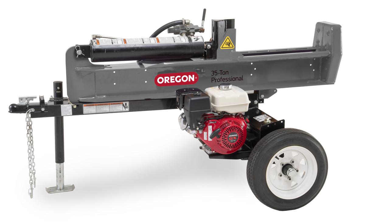 Oregon Log Splitters Commercial Log Splitter, 35Ton, Honda Engine for