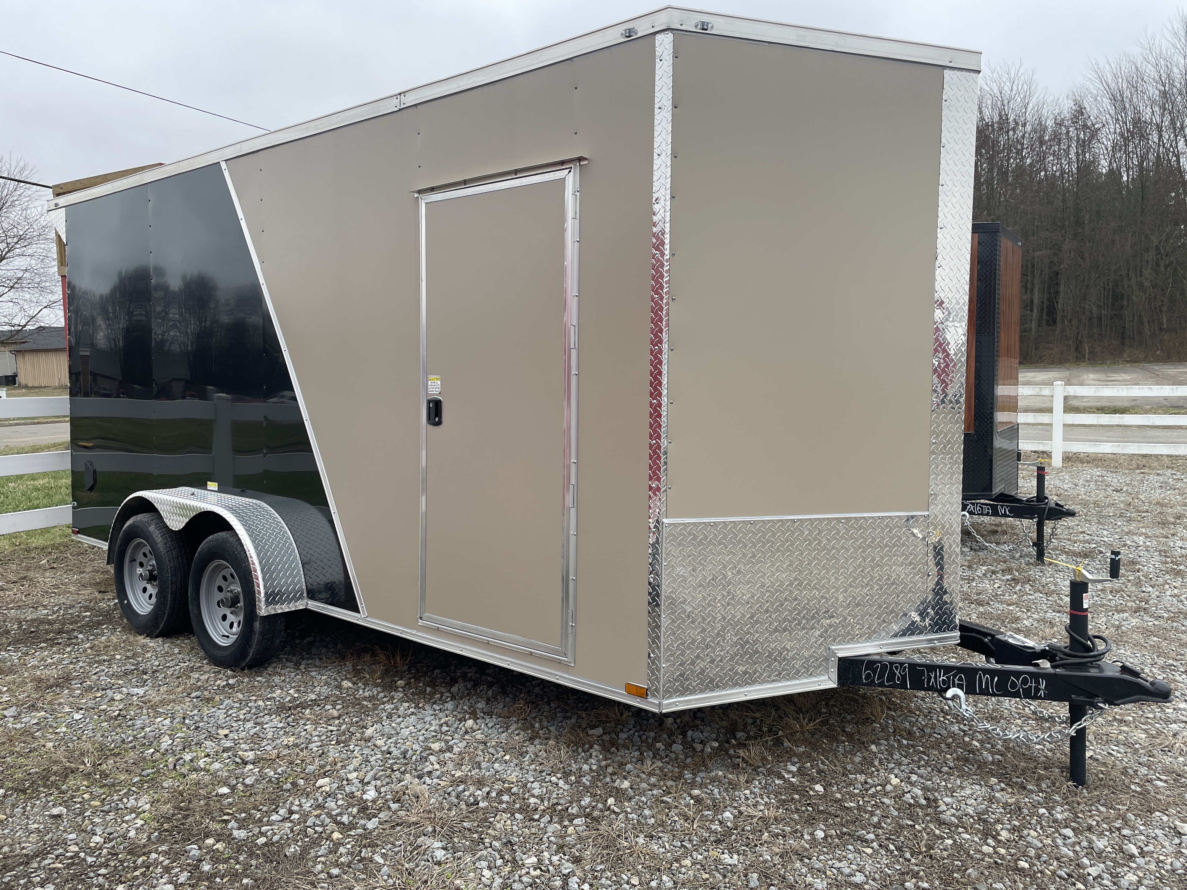 2025 7×16 Enclosed Cargo Trailer photo 2