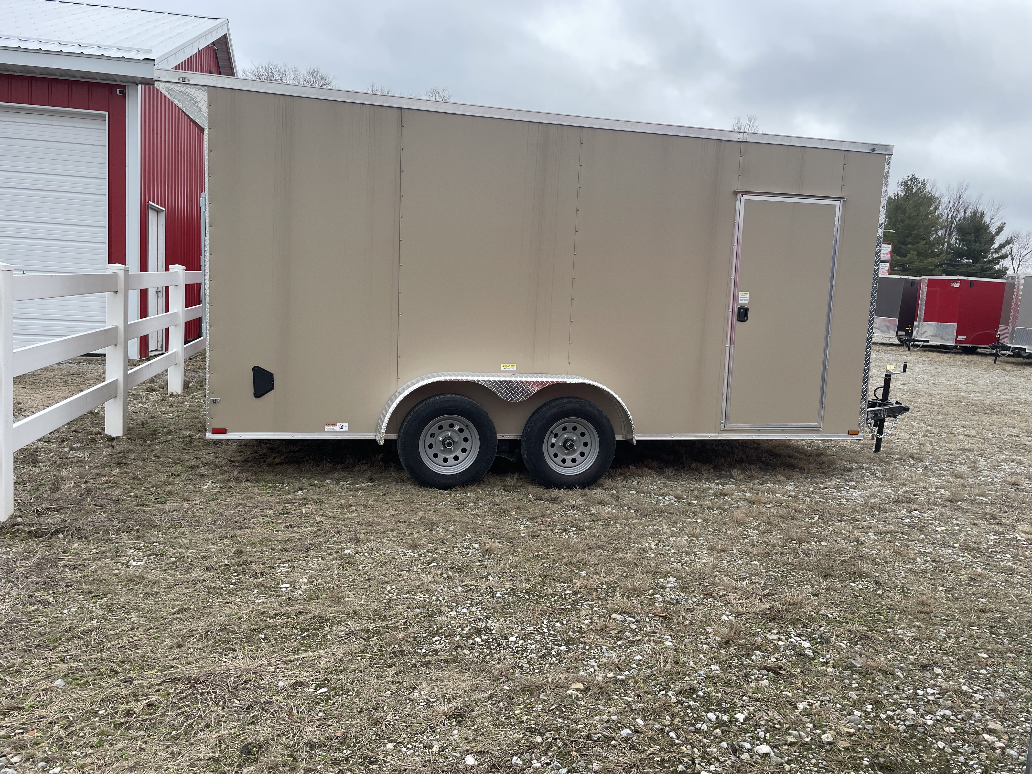 2025 7×16 Enclosed Cargo Trailer photo 2