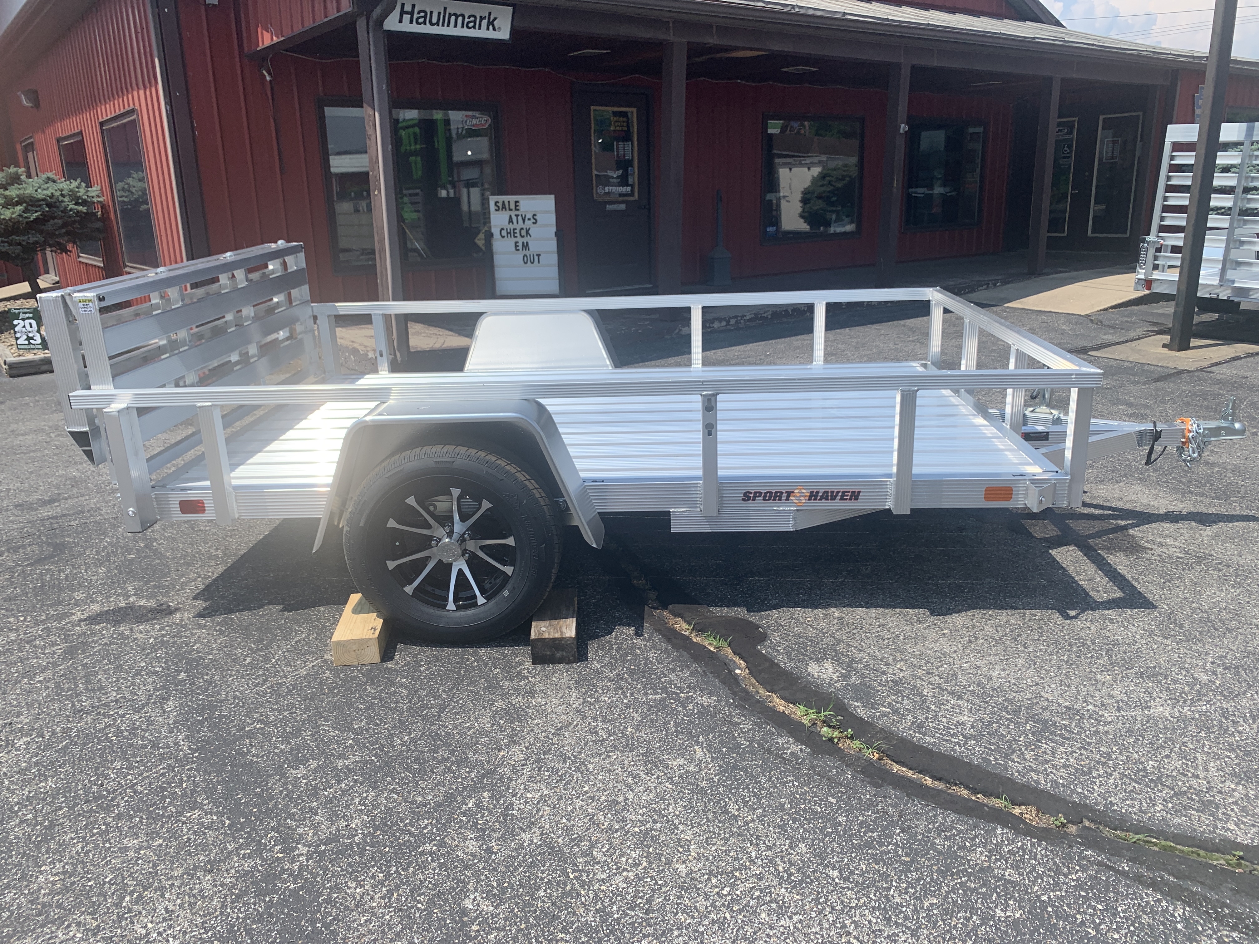 2025 Sport Haven AUT610D-F - 6X10 DELUXE - FOLDING RAMP