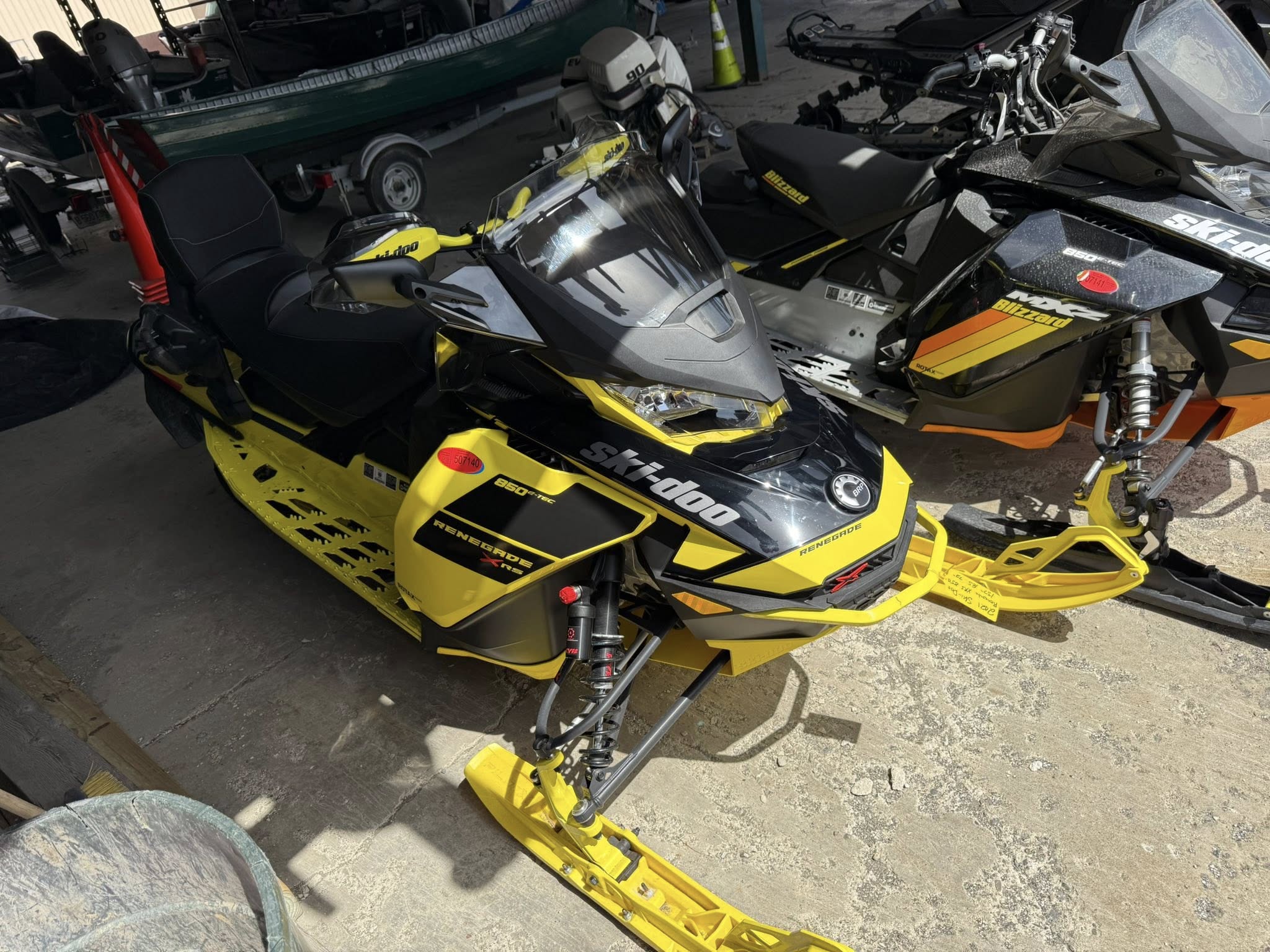 2021 Ski-Doo Renegade® X-RS® 850 E-TEC® - Yellow/Black - Photo 13