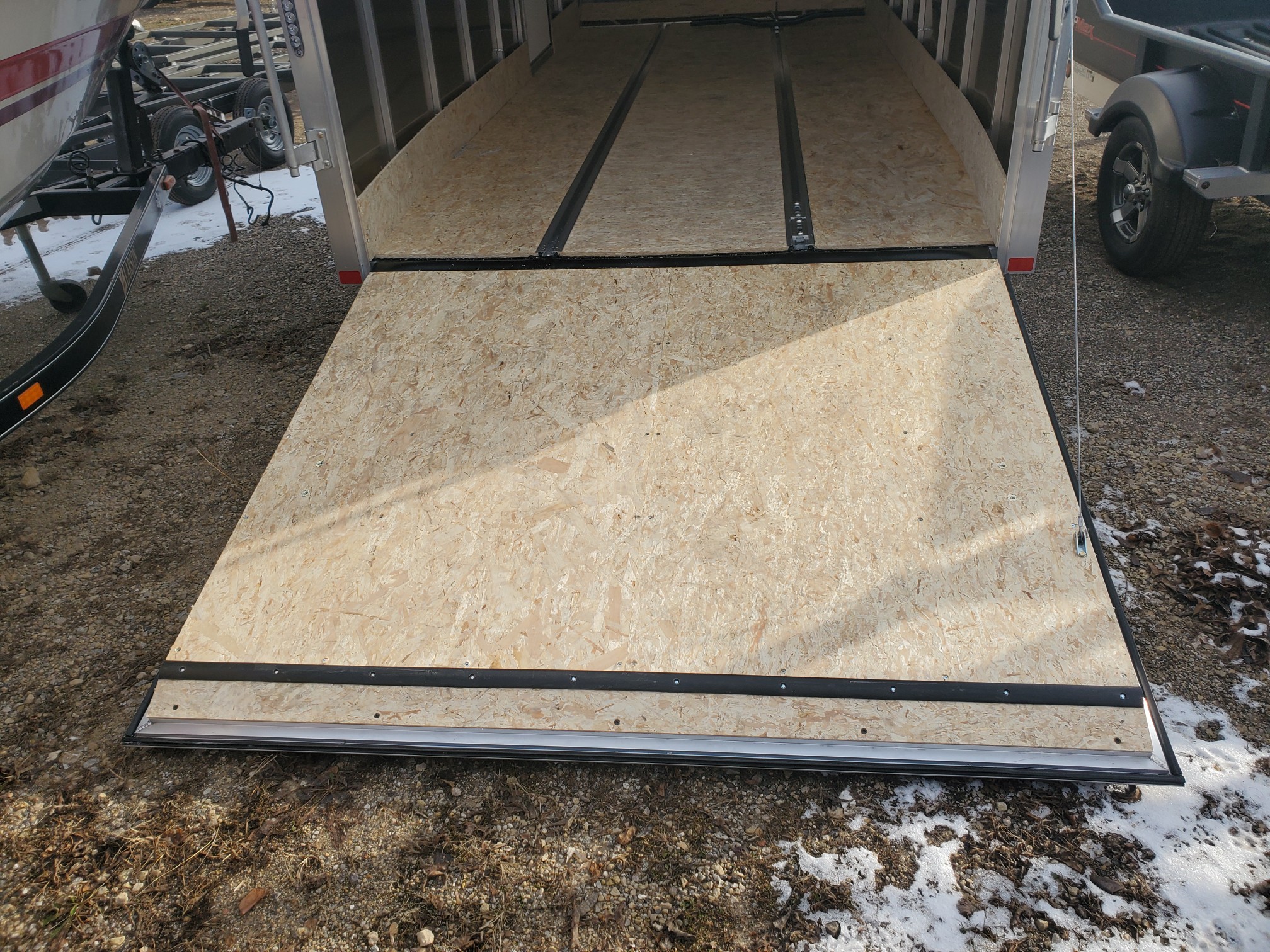 2024 Triton Trailers TC167 enclosed 2 place snowmobile trailer  Narrow design for better MPG!! - Photo 5