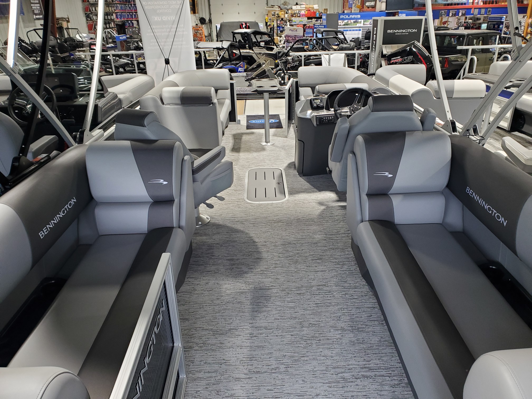 2025 Bennington 22 SSR SPS Tri-toon w-150 Mercury fourstroke! - Photo 5