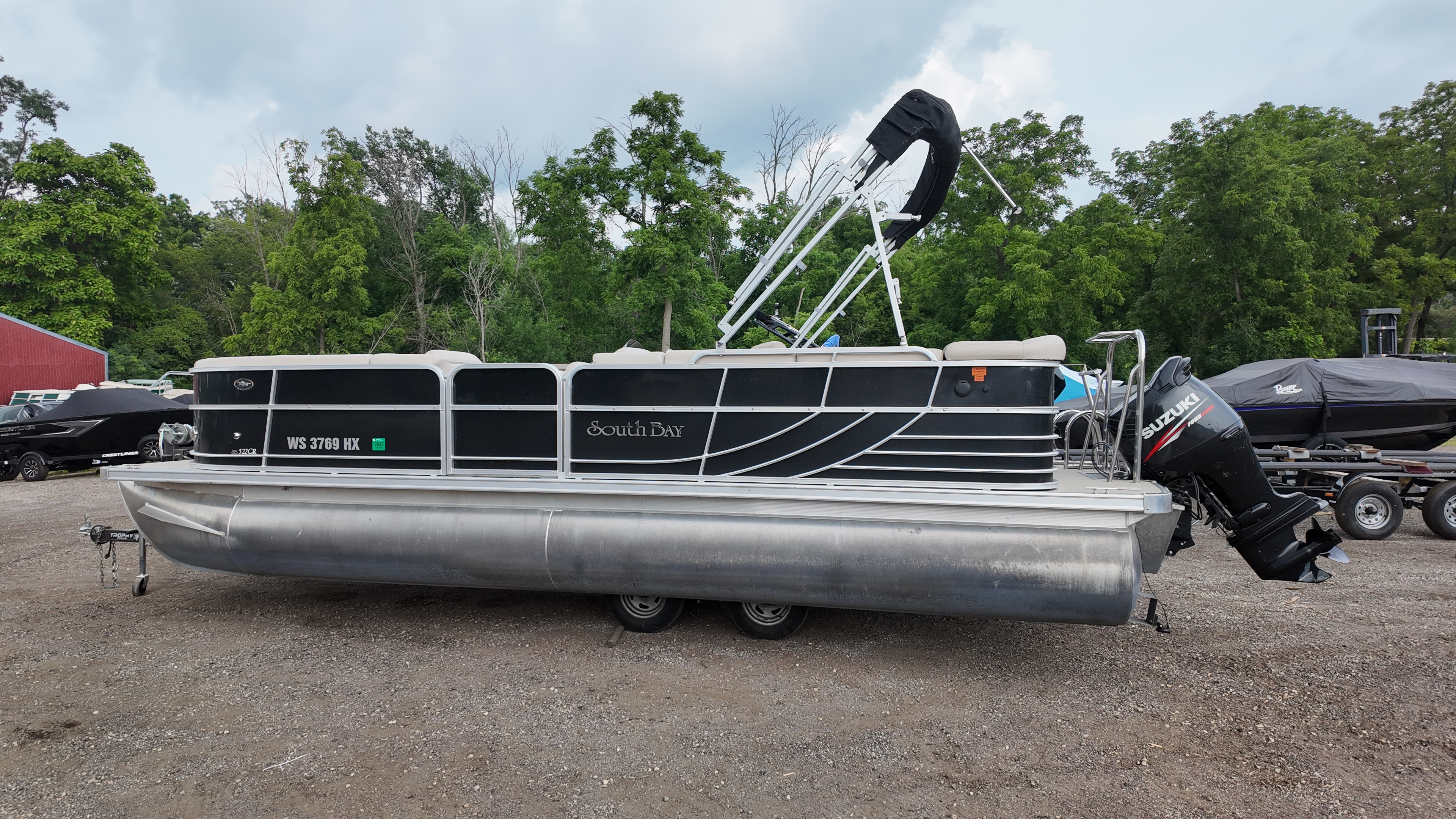 2013 South Bay 522CR Pontoon w/ 140hp Suzuki Four Stroke! - Photo 7