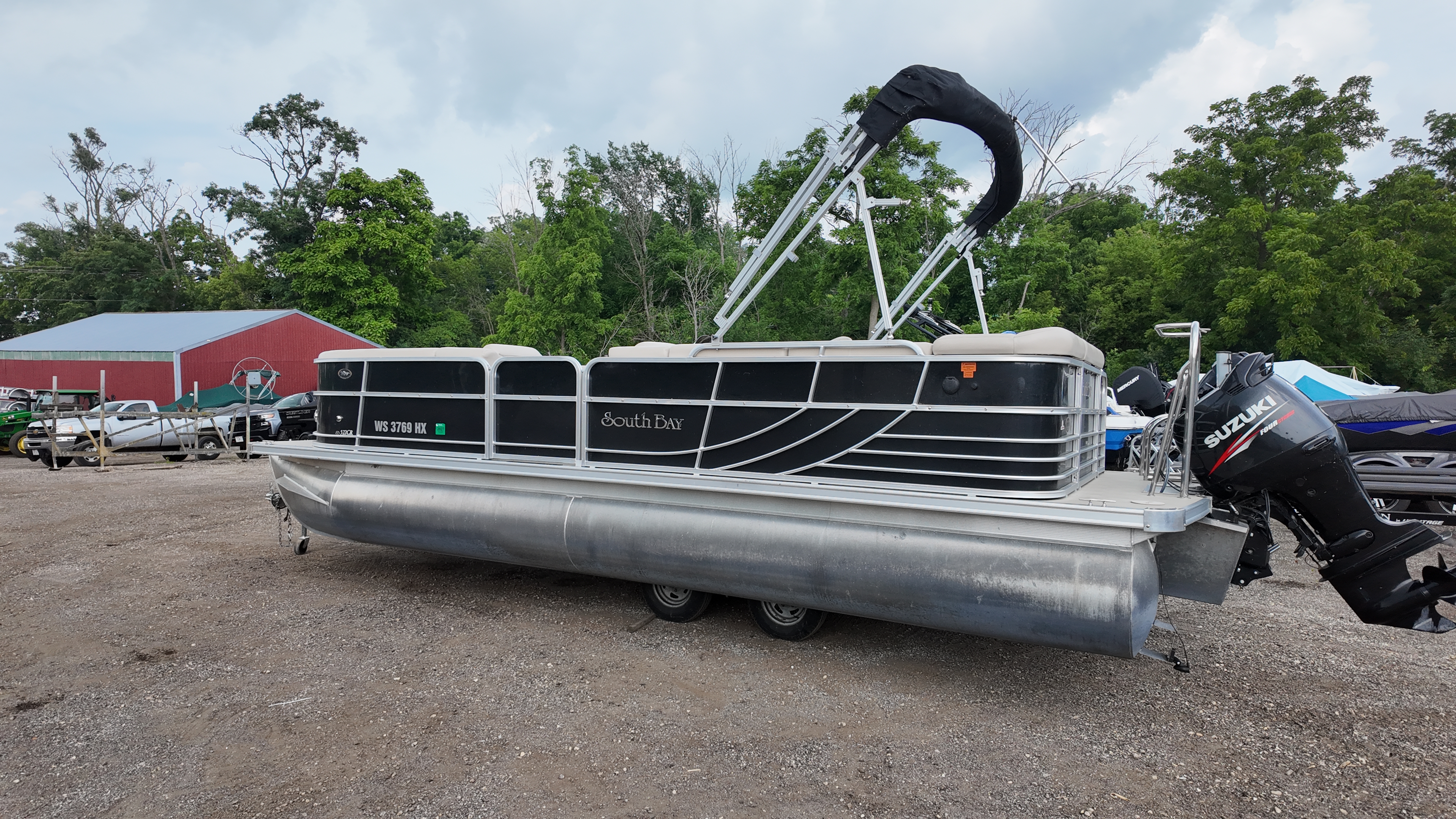 2013 South Bay 522CR Pontoon w/ 140hp Suzuki Four Stroke! - Photo 8