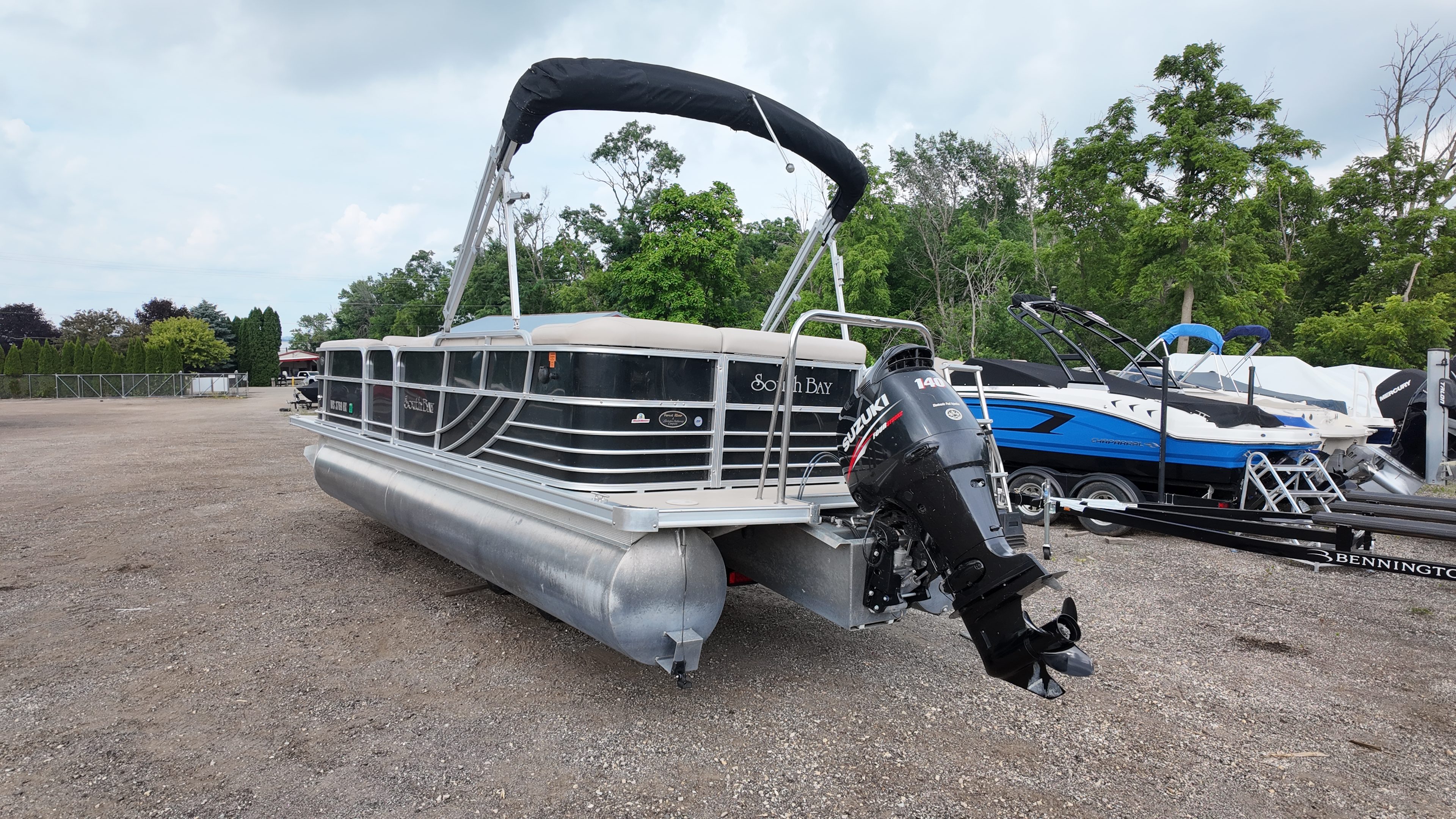 2013 South Bay 522CR Pontoon w/ 140hp Suzuki Four Stroke! - Photo 10