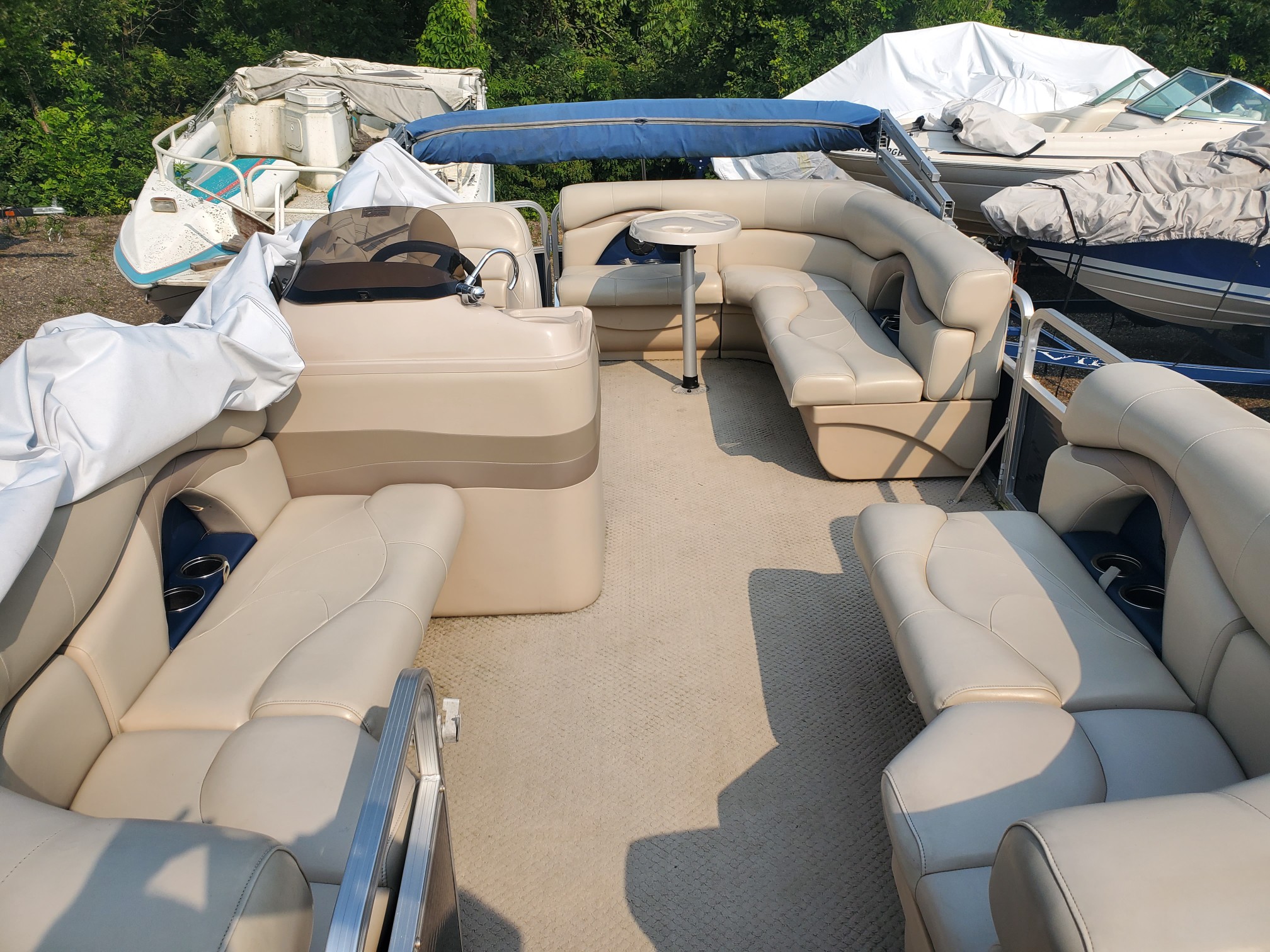 2012 Starcraft STARDECK 180 CRUISE Pontoon w/25hp Mercury Four Stroke Bunk trailer! - Photo 6