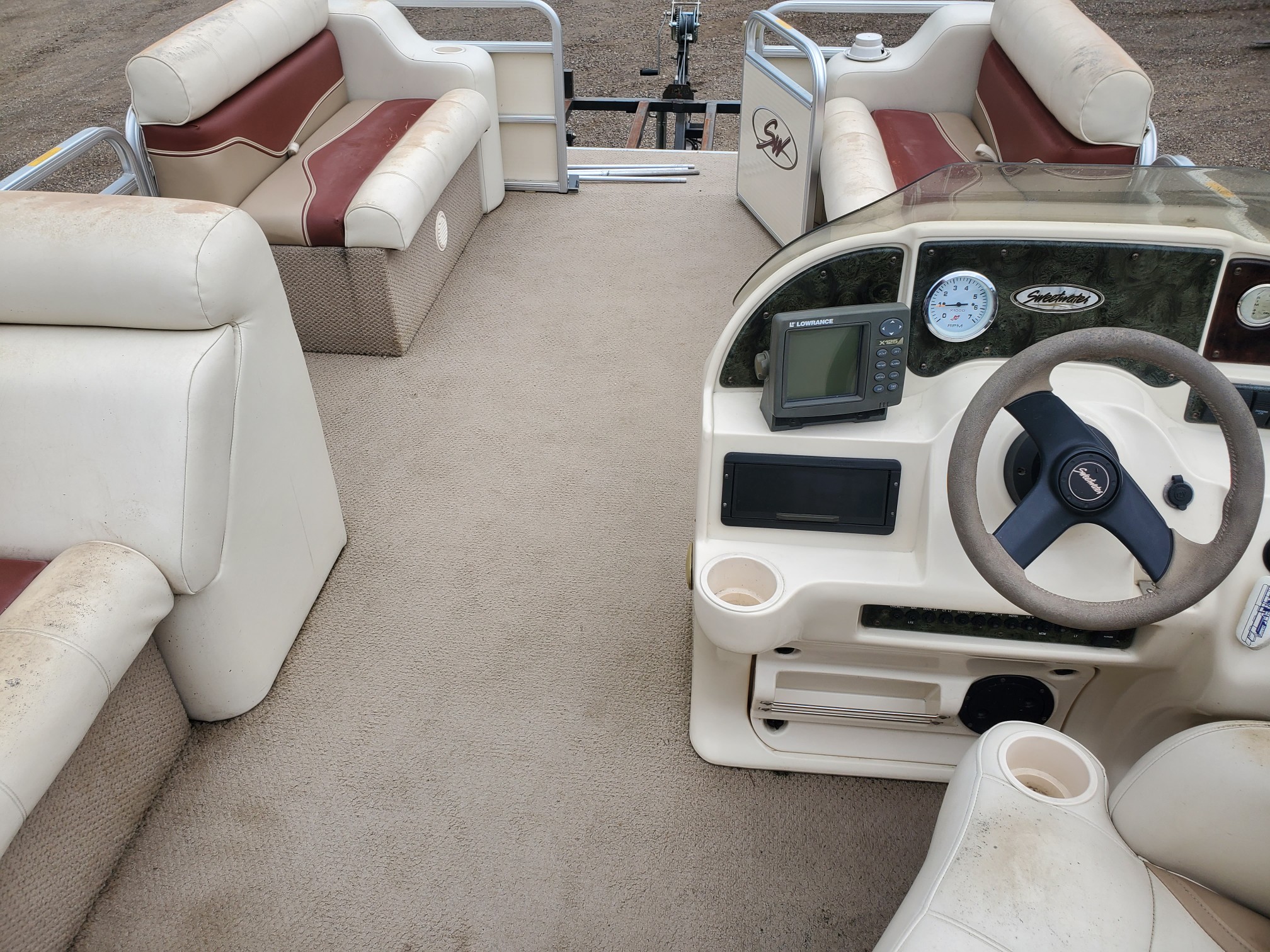 2004 Sweetwater SW2019EL  20' Pontoon w/ 90hp Mercury! - Photo 12