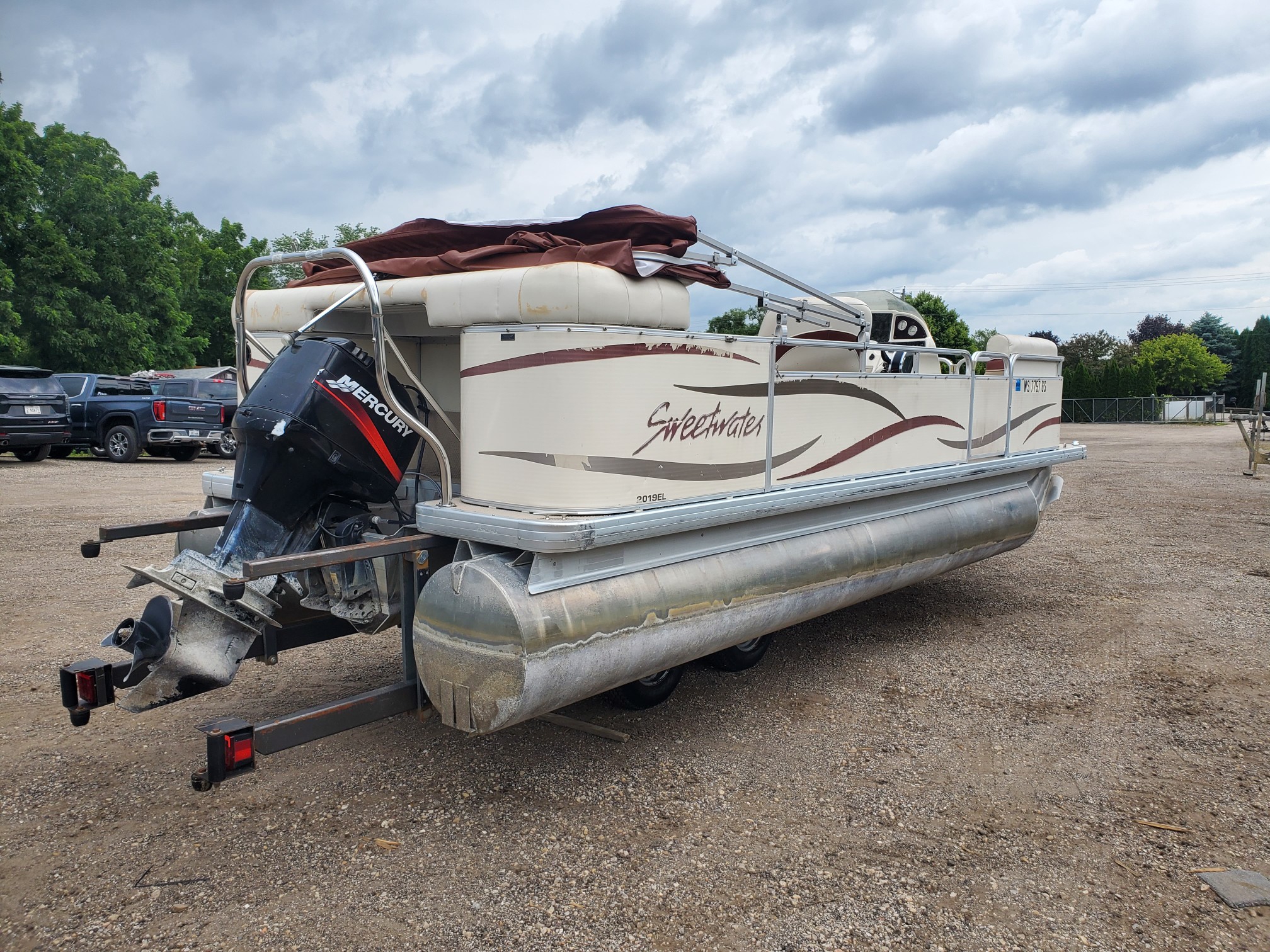 2004 Sweetwater SW2019EL  20' Pontoon w/ 90hp Mercury! - Photo 5