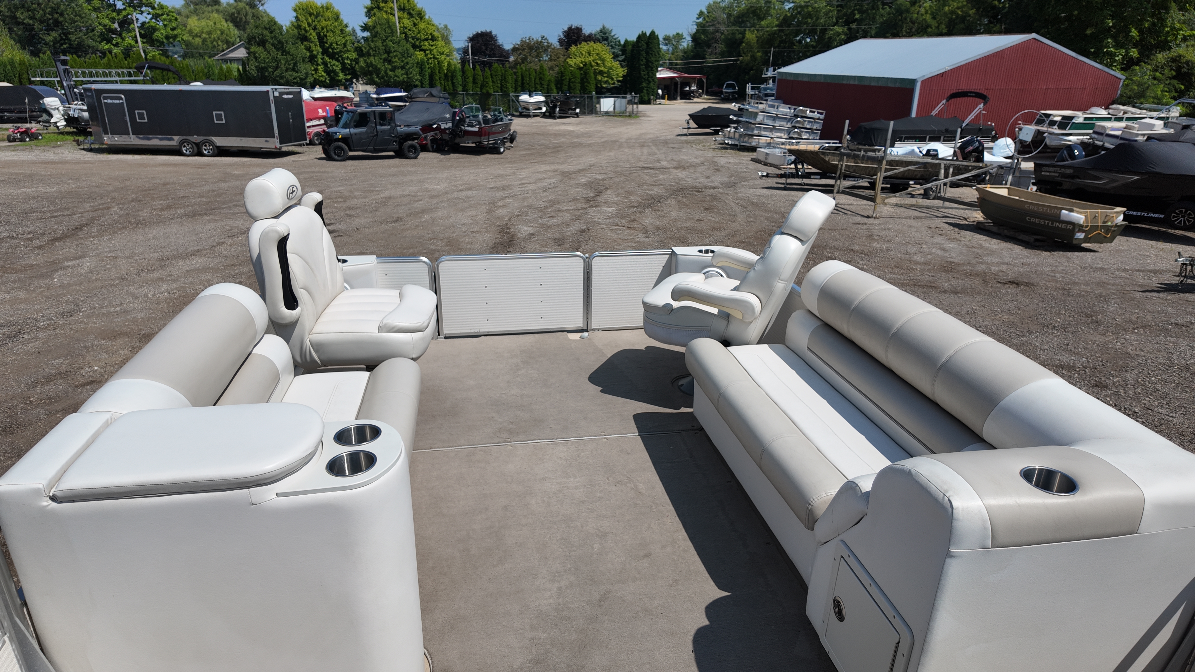 2008 Harris 230 Super Sunliner LX w- 2014 Yamaha 90 Four Stroke! - Photo 16