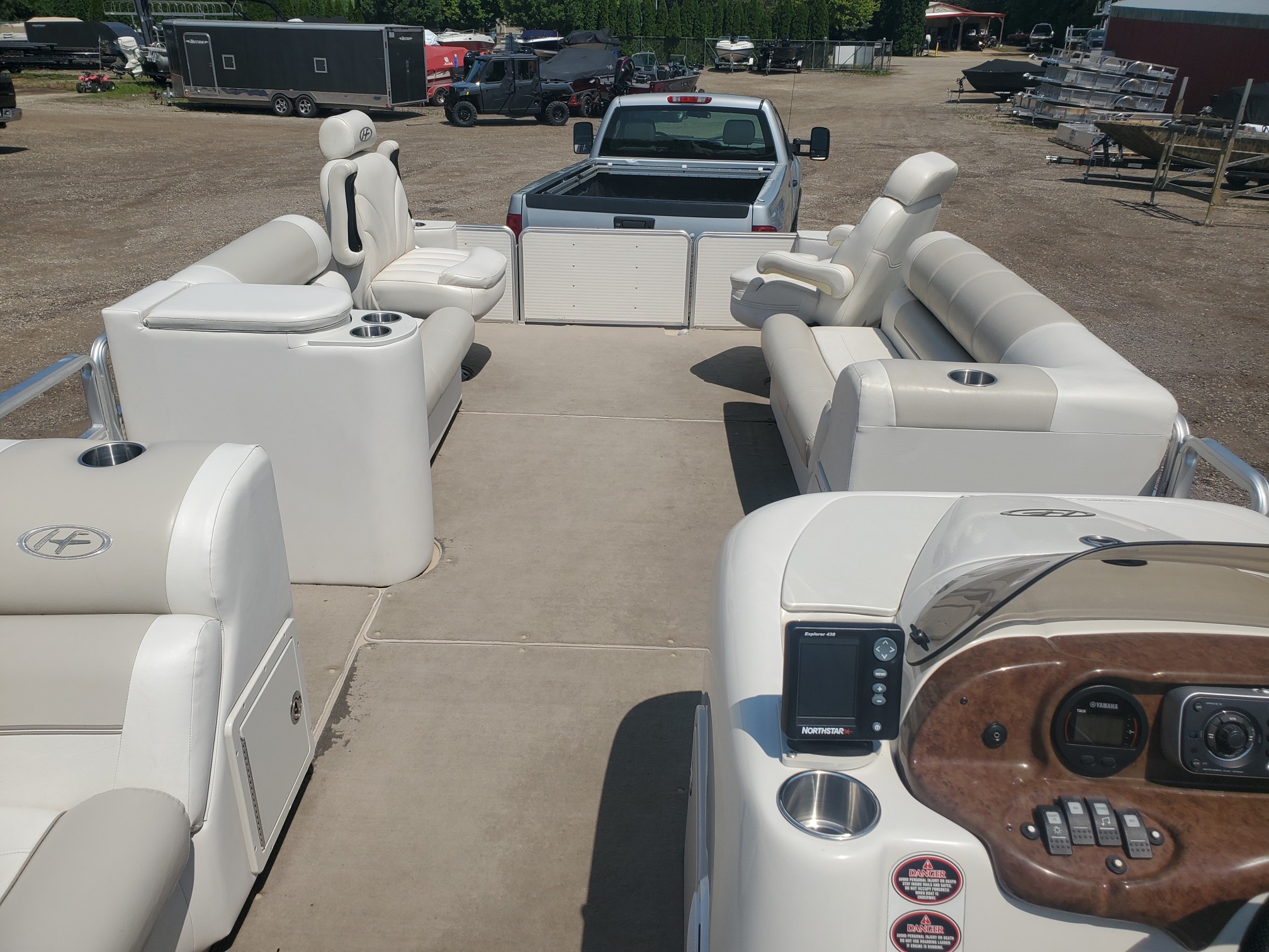 2008 Harris 230 Super Sunliner LX w- 2014 Yamaha 90 Four Stroke! - Photo 19