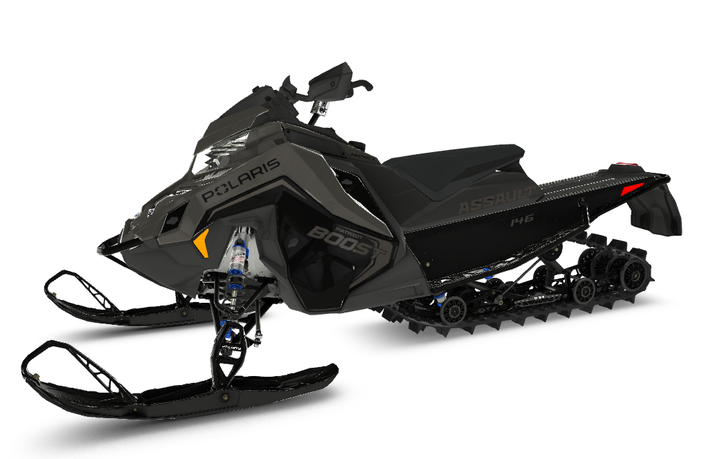 2025 Polaris Boost assault 146 7S Color GPS Display, 2" Crossover track!