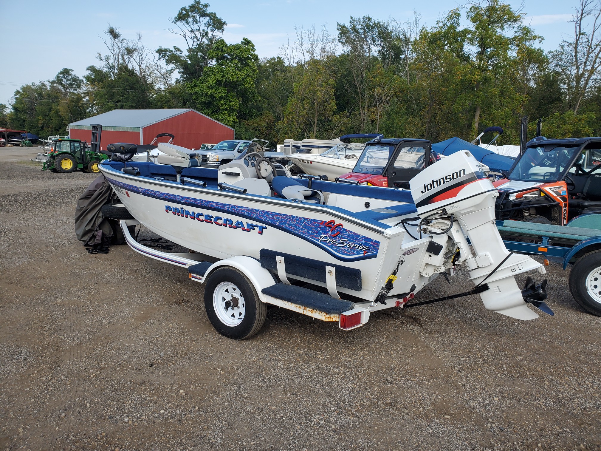 1997 Princecraft PRO 169 DLX.  70hp Johnson, Ulterra 80 Trolling motor - Photo 3