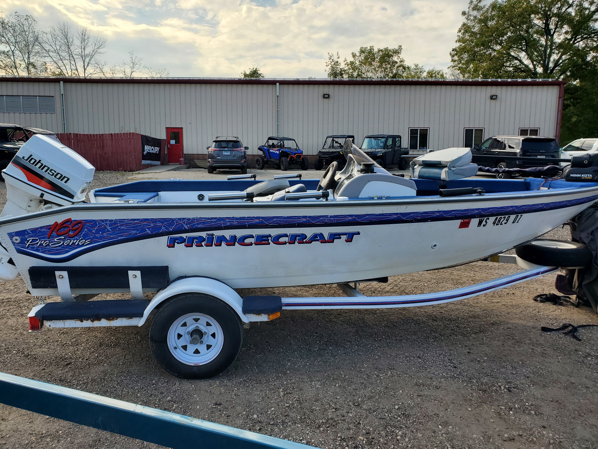 1997 Princecraft PRO 169 DLX.  70hp Johnson, Ulterra 80 Trolling motor