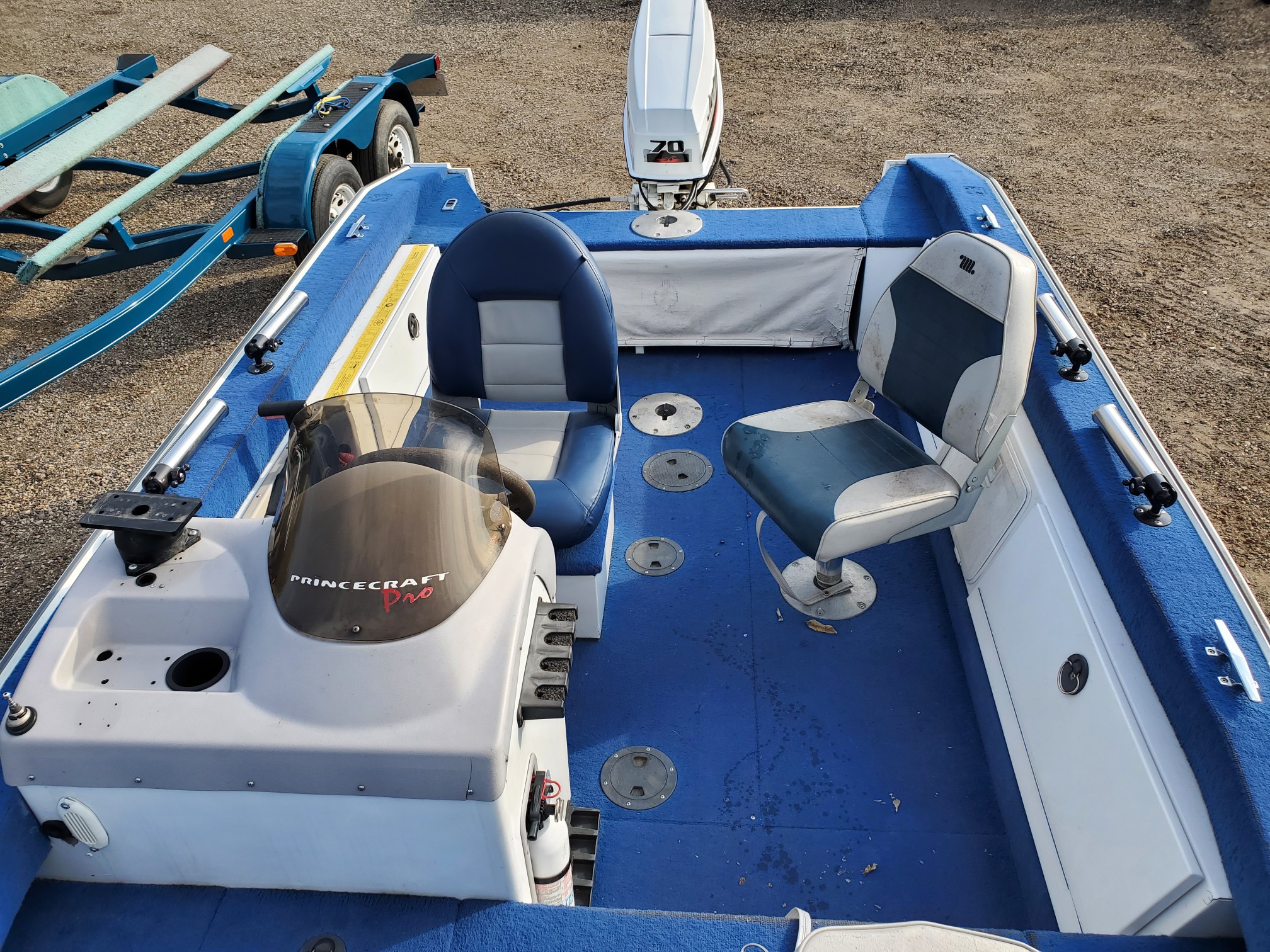 1997 Princecraft PRO 169 DLX.  70hp Johnson, Ulterra 80 Trolling motor - Photo 7