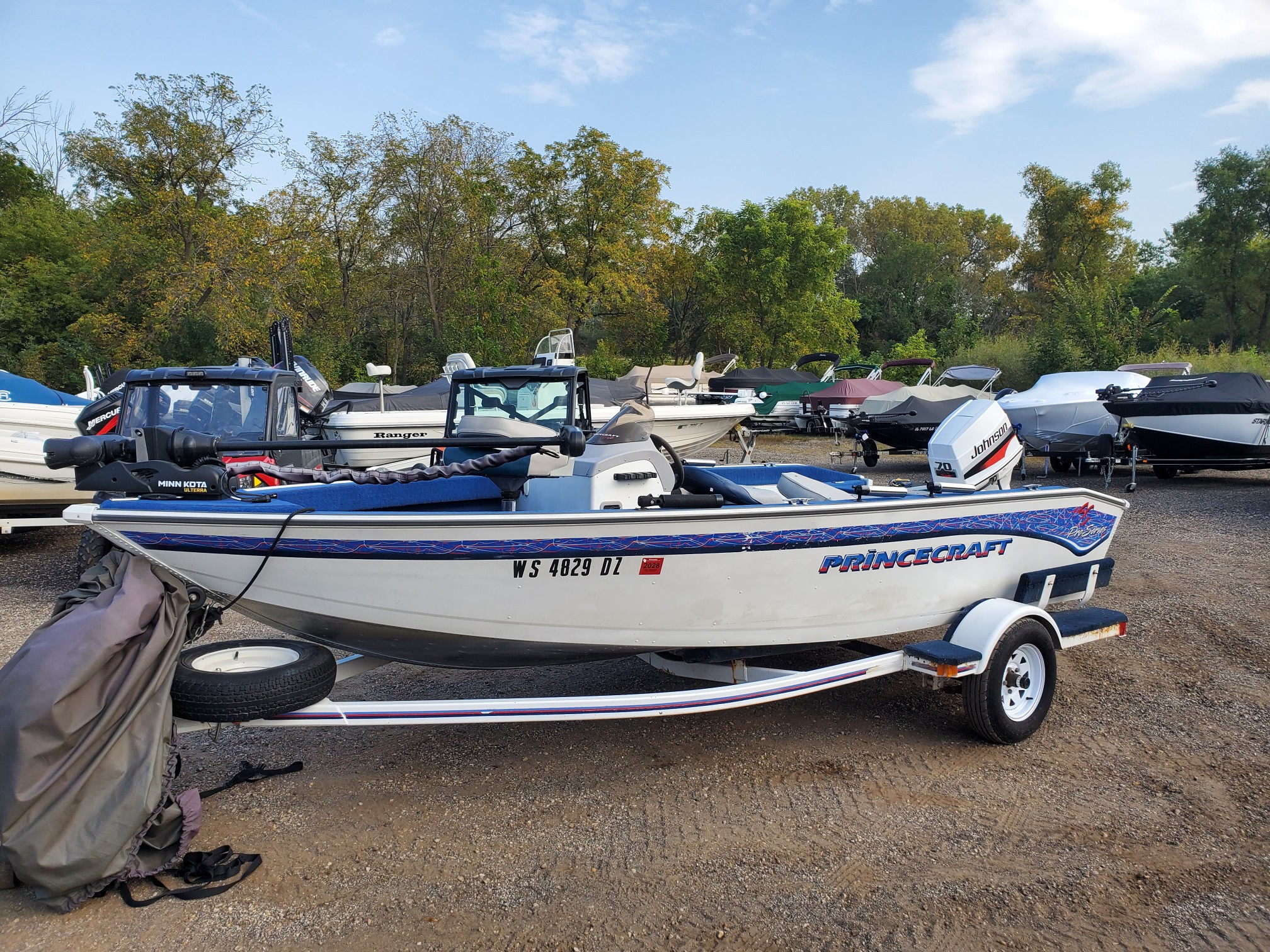 1997 Princecraft PRO 169 DLX.  70hp Johnson, Ulterra 80 Trolling motor - Photo 2