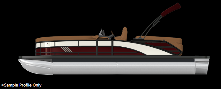 2026 Bennington 22 MFB LUXE SPS Tri toon w/ Mercury 200hp