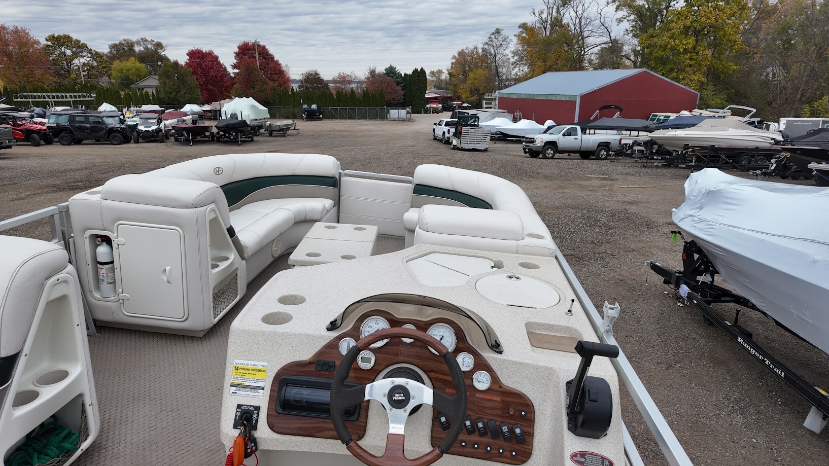 2004 Harris 240 CROWNE w/ Evinrude 115hp - Photo 18