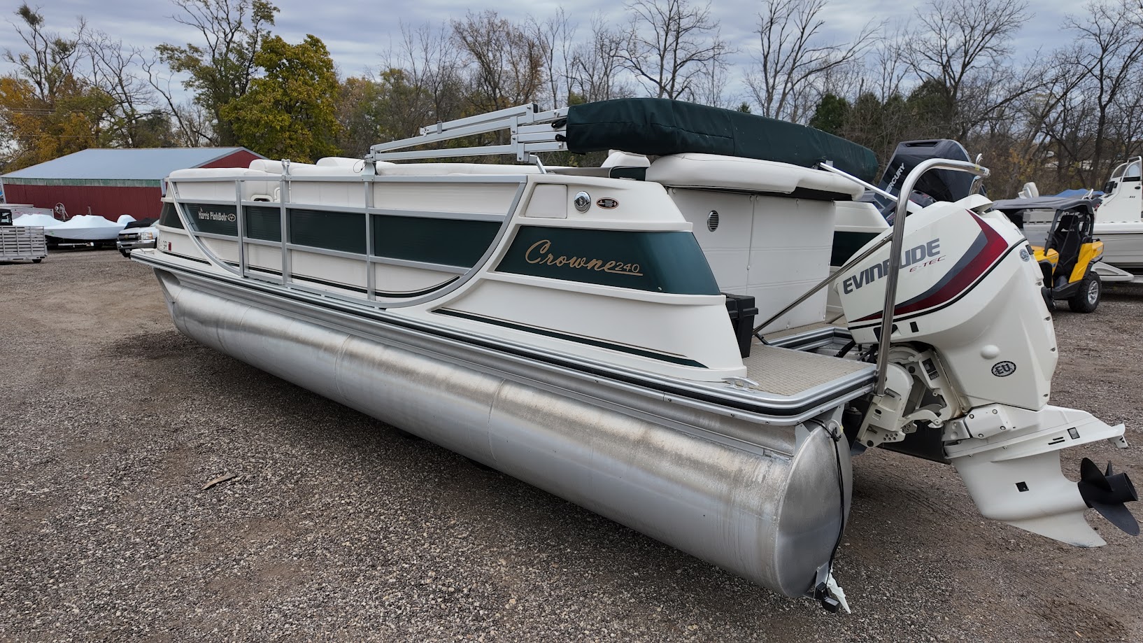 2004 Harris 240 CROWNE w/ Evinrude 115hp - Photo 13