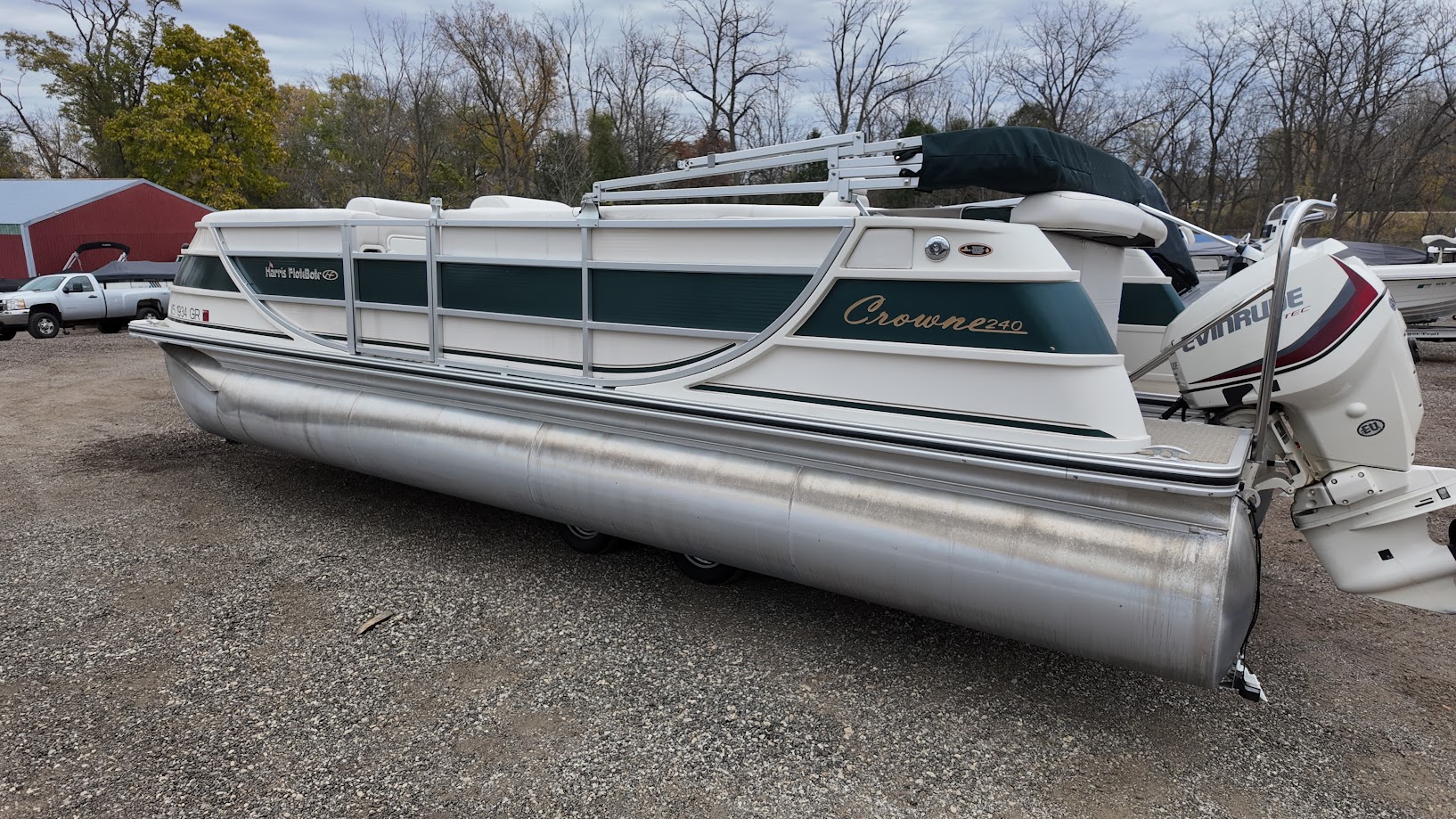2004 Harris 240 CROWNE w/ Evinrude 115hp - Photo 12