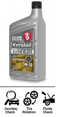 kendall full synthetic oil bottle