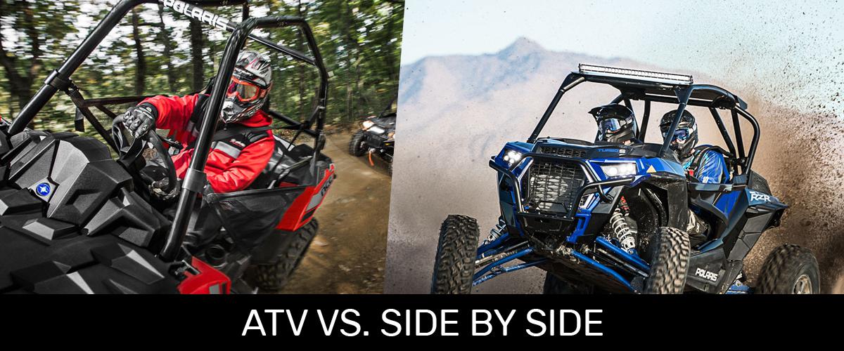 ATV vs. Side by Sides Newburgh Powersports Newburgh, IN (800) 4454868