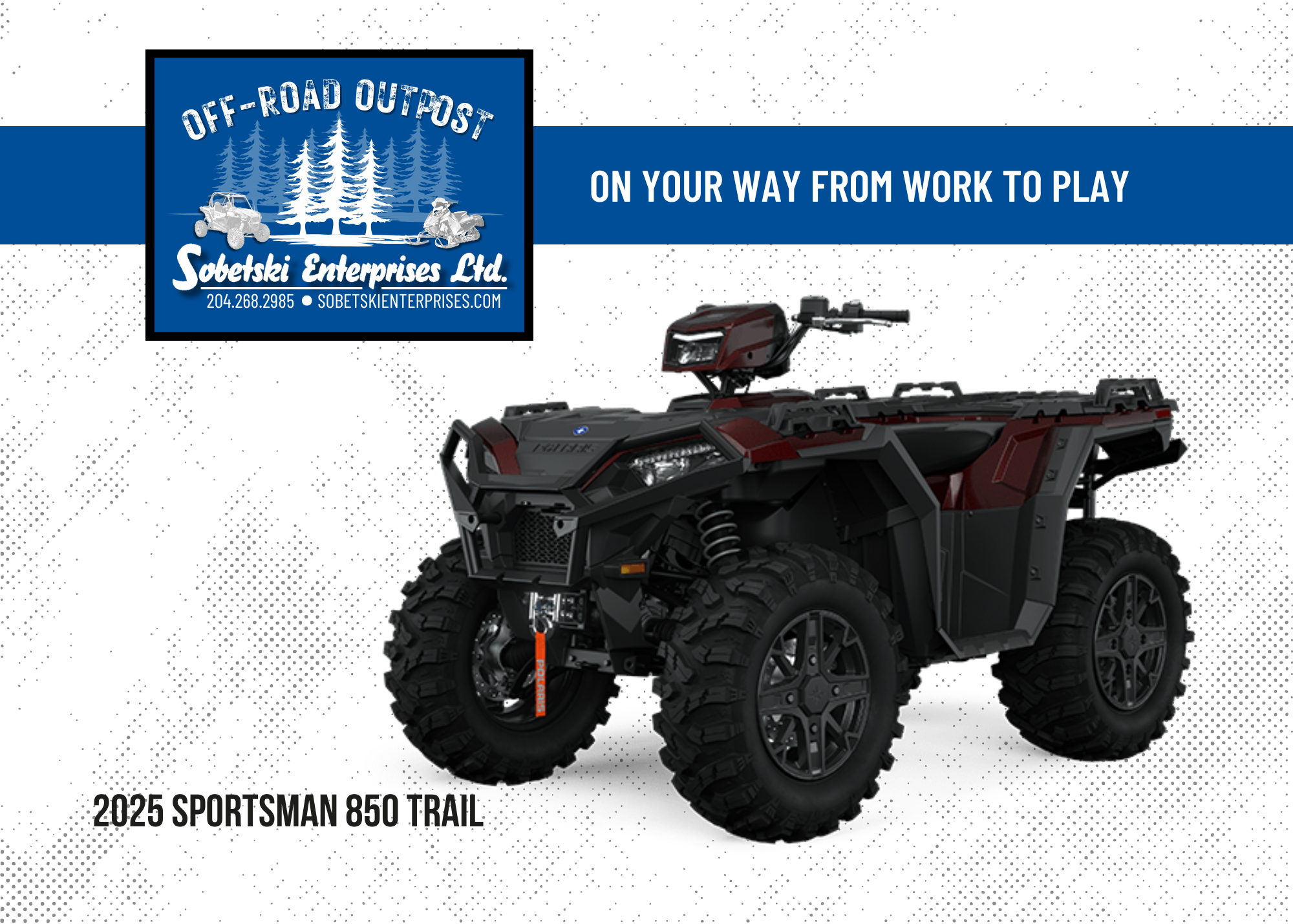 2025 Polaris Sportsman® 850 Trail - Photo 2