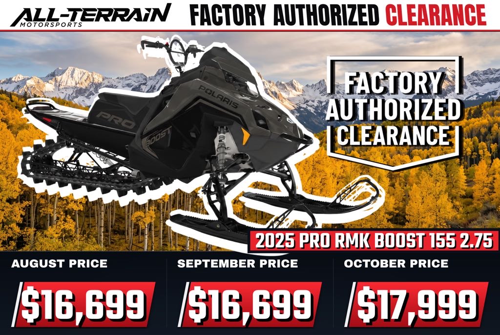New 2025 Polaris PRO-RMK® Boost 155 2.75" MS 7S