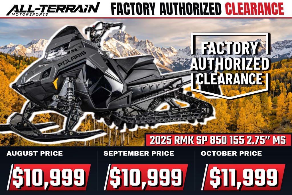 New 2025 Polaris RMK® SP 850 155 2.75" MS.