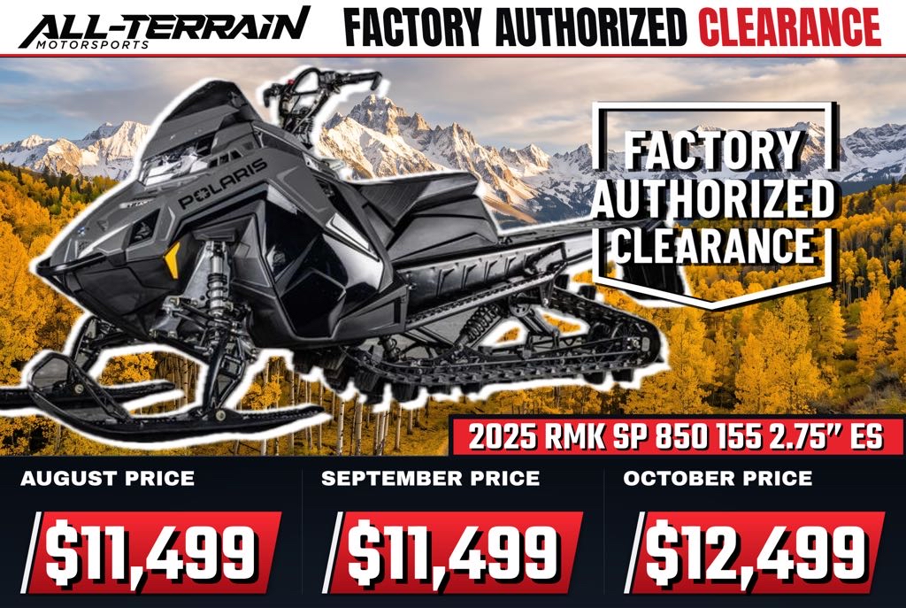 New 2025 Polaris RMK® SP 850 155 2.75" ES.