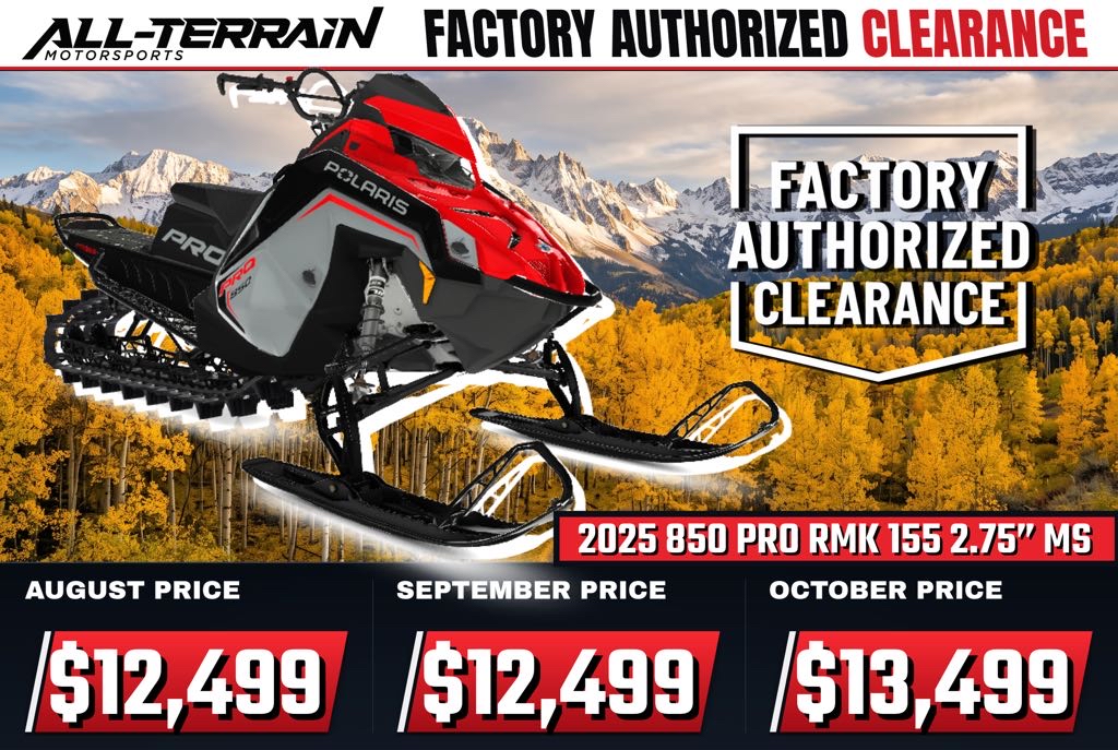 New 2025 Polaris 850 PRO-RMK® Slash 155 2.75" MS