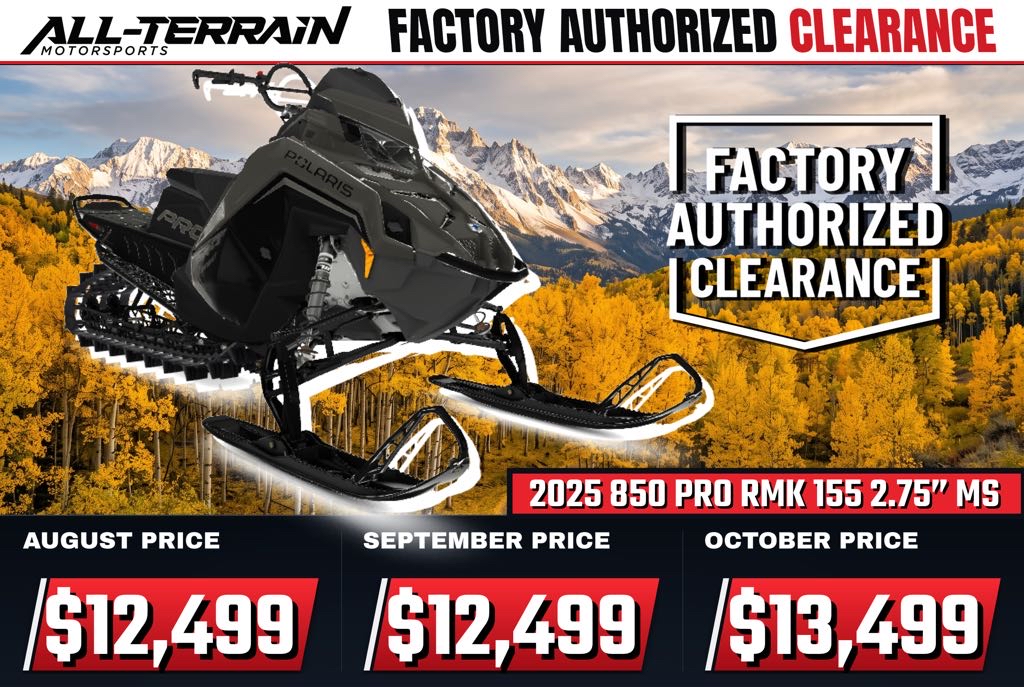 New 2025 Polaris 850 PRO-RMK® Slash 155 2.75" MS