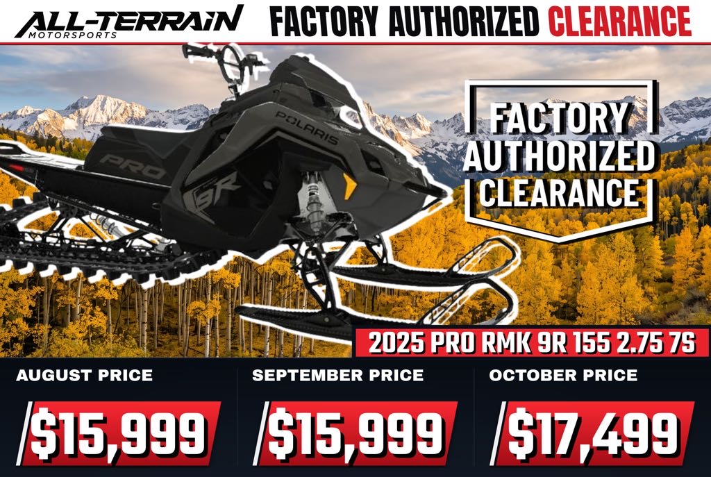 New 2025 Polaris PATRIOT 9R PRO RMK 155 2.75 MS 7S