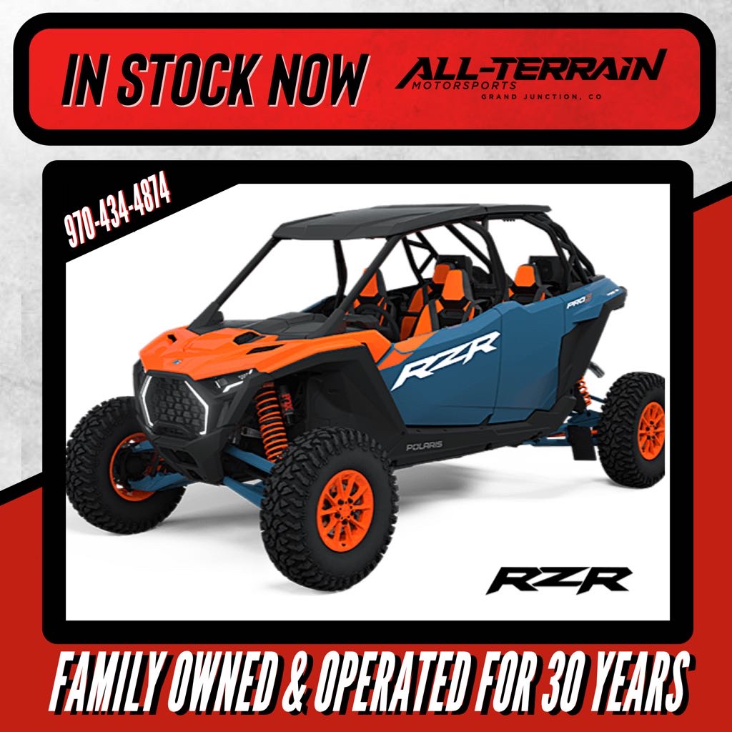 2025 Polaris RZR Pro S 4 Ultimate - Orange Burst / Zenith Blue