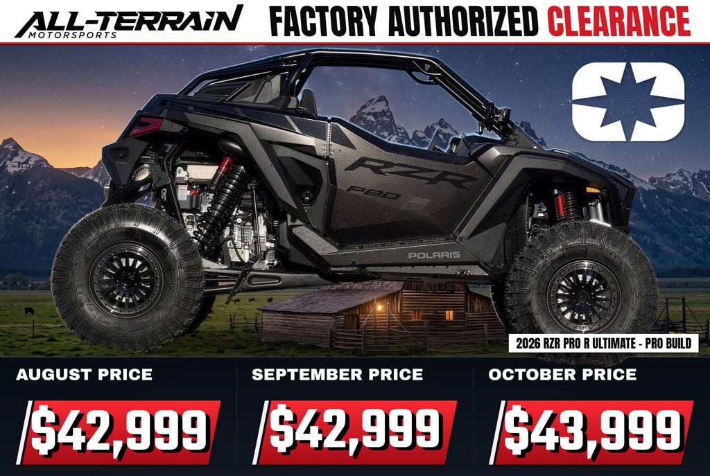 New 2026 Polaris RZR Pro R Ultimate - Pro Build