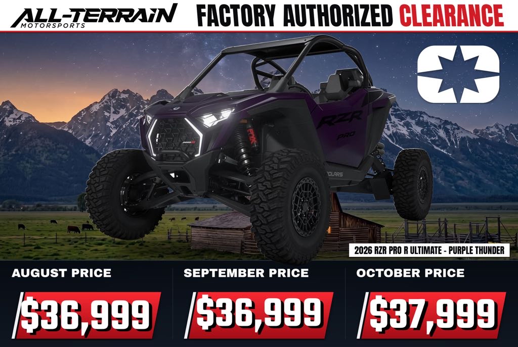 New 2026 Polaris RZR Pro R Ultimate - Purple Thunder
