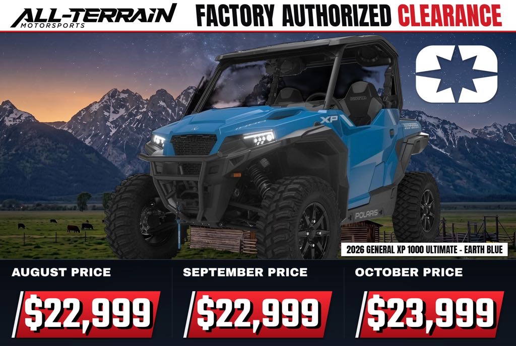 New 2026 Polaris GENERAL XP 1000 Ultimate - Earth Blue