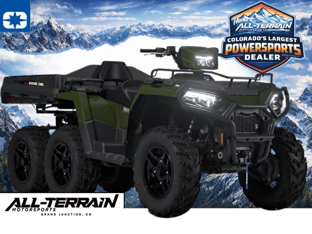 New 2026 Polaris Sportsman 6x6 570 Sage Green