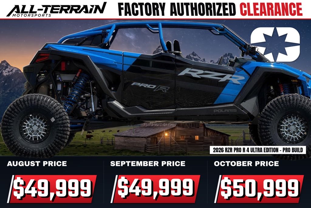 New 2026 Polaris RZR Pro R 4 Ultra Edition - Pro Build