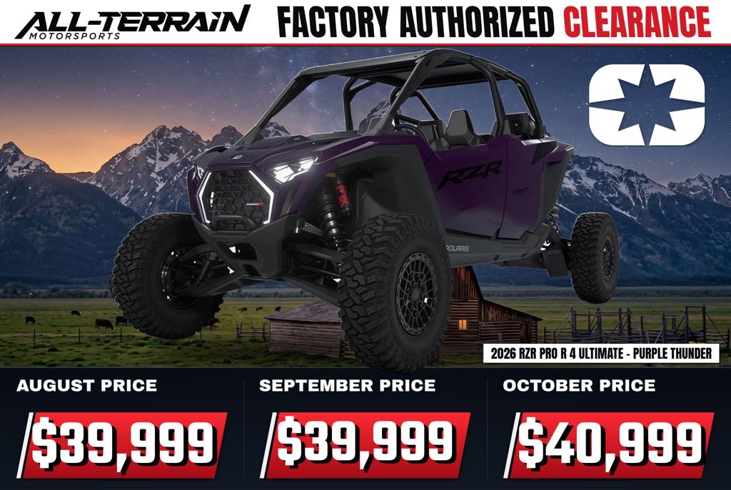 New 2026 Polaris RZR Pro R 4 Ultimate - Purple Thunder