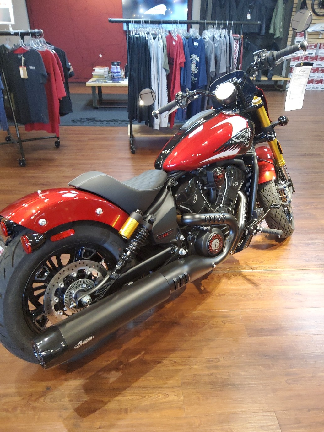 2025 Indian Motorcycle 101 SCOUT, MRN MTLC W/GRFX, TEC, 50ST Base - Photo 2