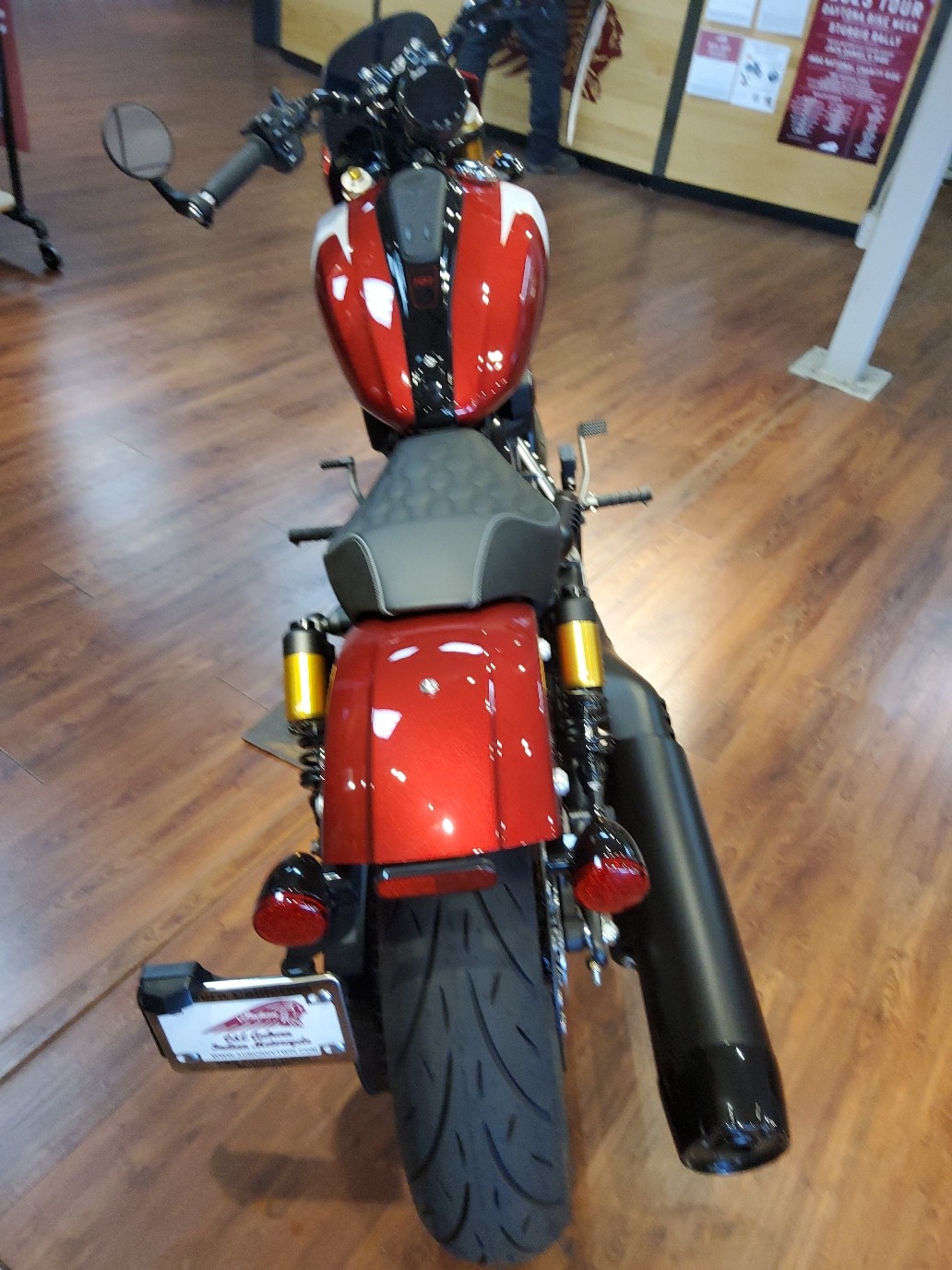 2025 Indian Motorcycle 101 SCOUT, MRN MTLC W/GRFX, TEC, 50ST Base - Photo 3