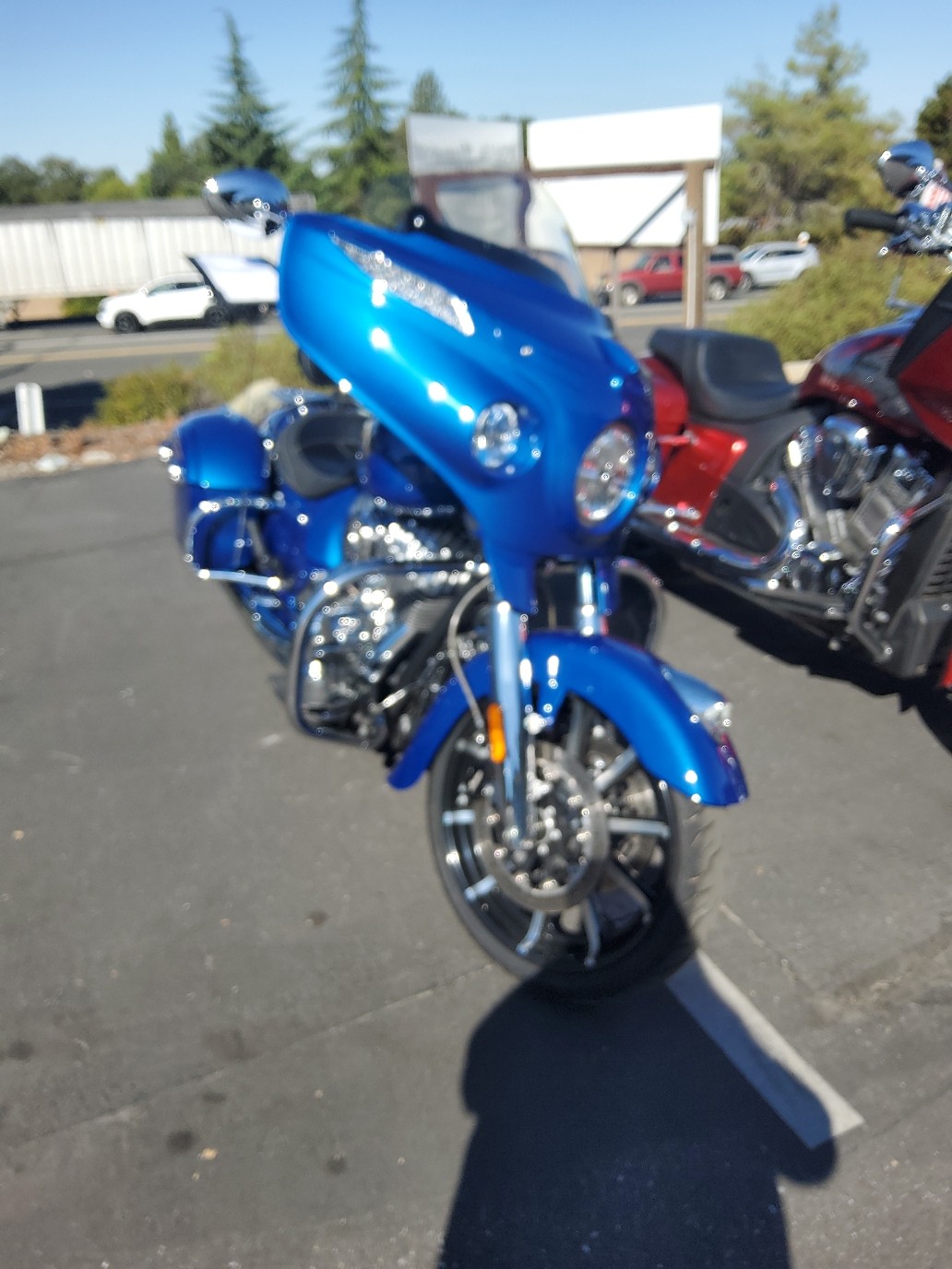 2018 Indian Motorcycle CHIEFTAIN LIMITED, BRILLIANT BLUE, CAL Limited
